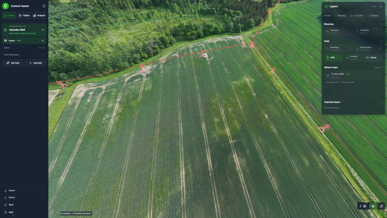 A Skippy Sphere in the Control Center: a 360-degree view across the field